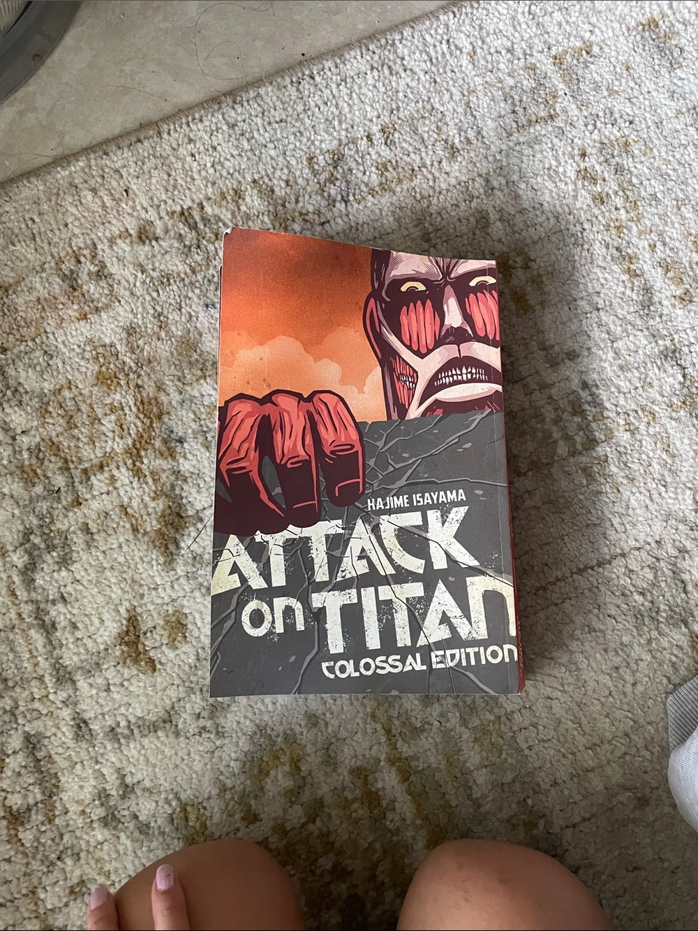 Attack on Titan Colossal Edition Graphic Novel - Orange/Red Cover
